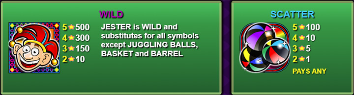 Дикий символ автомата Joker Jester
